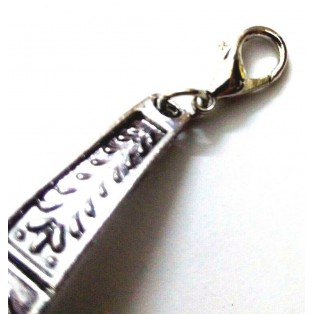 THE BIG Black - Silver Oxidized Bracelet Wristlet Wristband Bangle Band Jewelry